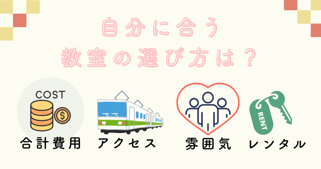 教室の選び方