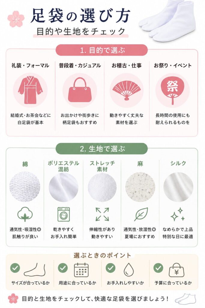 足袋の選び方